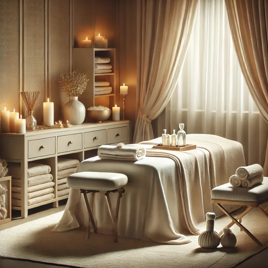 Relaxation room at Eva Luxury Spa, Business Bay